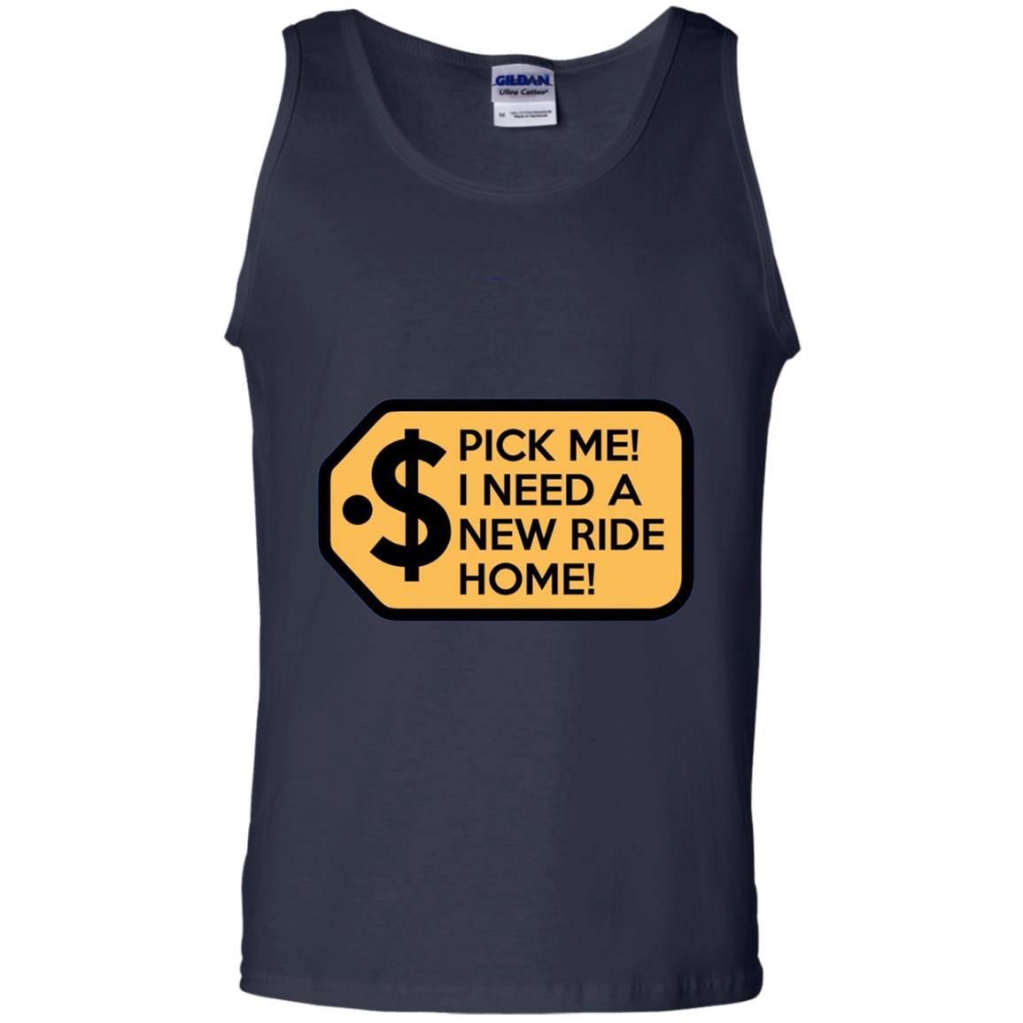 Pick Me I Need A New Ride Home Game Show T-shirts Navy