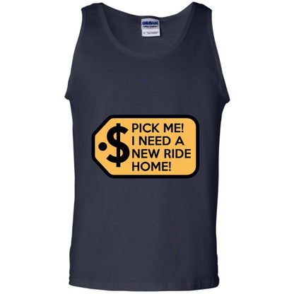 Pick Me I Need A New Ride Home Game Show T-shirts Navy