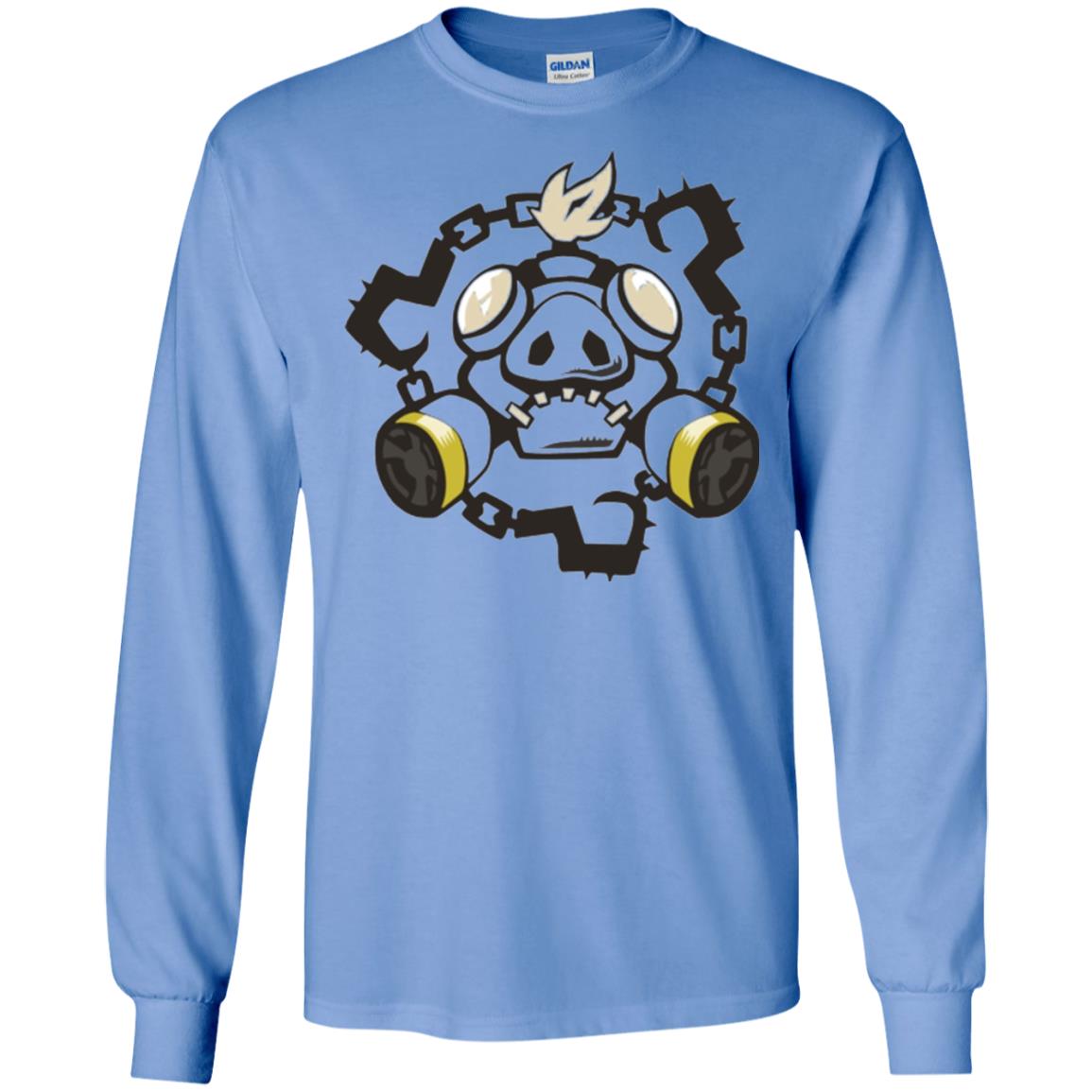 Overwatch Roadhog Chains Spray T-shirt Carolina Blue