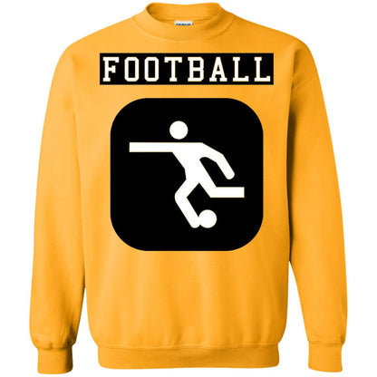 Football Soccer Shirt Retro Street Gold