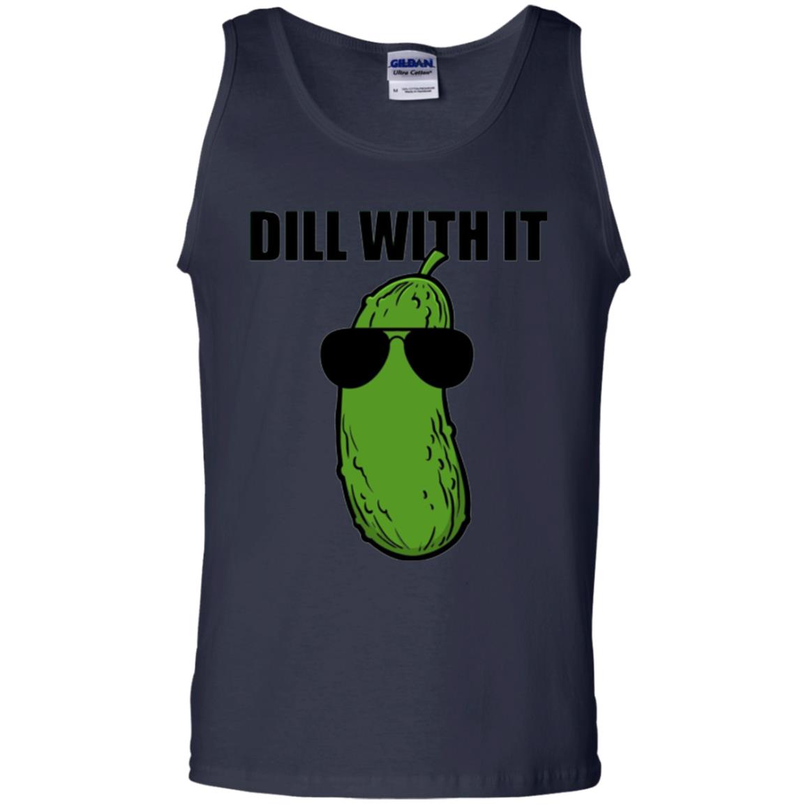 Funny Pickle T-shirt Dill With It Navy