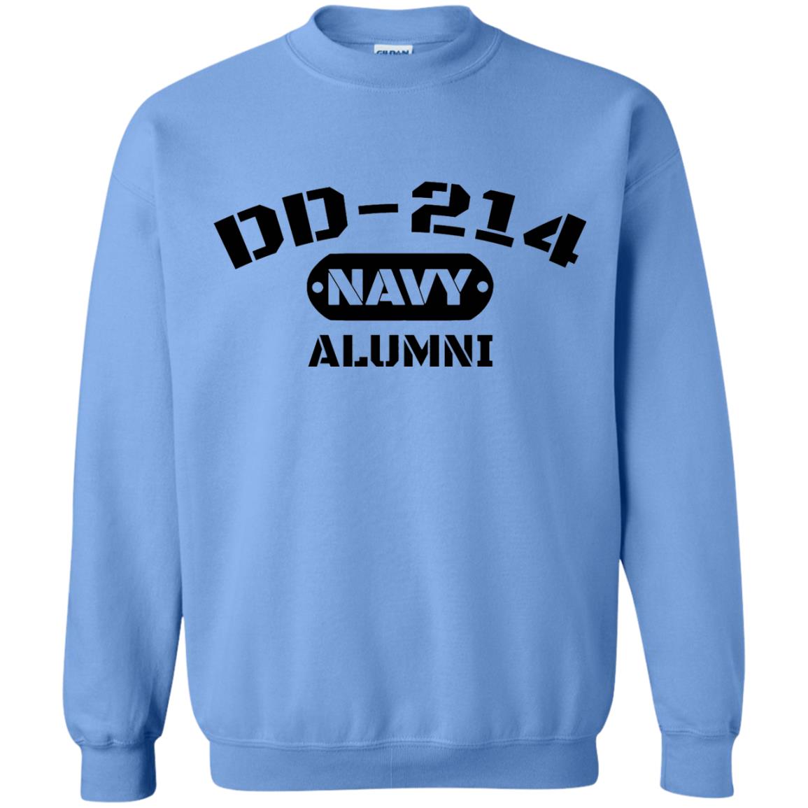 Dd-214 Us Navy Alumni T-shirt Carolina Blue