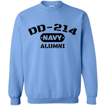 Dd-214 Us Navy Alumni T-shirt Carolina Blue