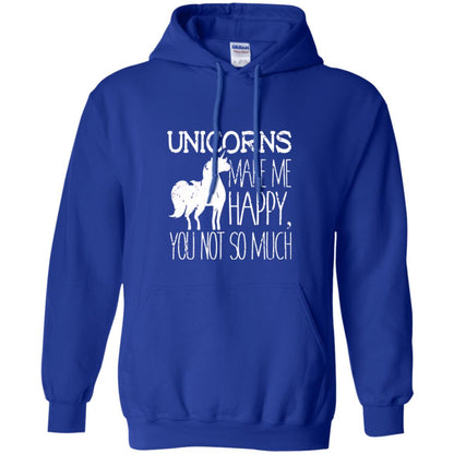 Unicorns Lovers T-shirt Unicorns Make Me Happy You Not So Much Royal