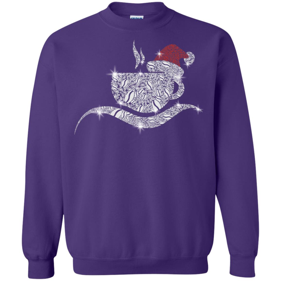 Coffee Glass Christmas Gift Drinking Lovers Shirt Purple