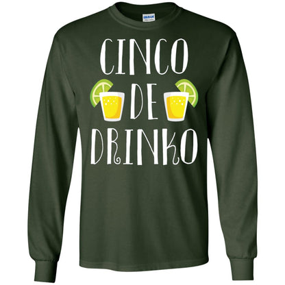 Cinco De Mayo Drinko Drink Lover Shirt Forest Green