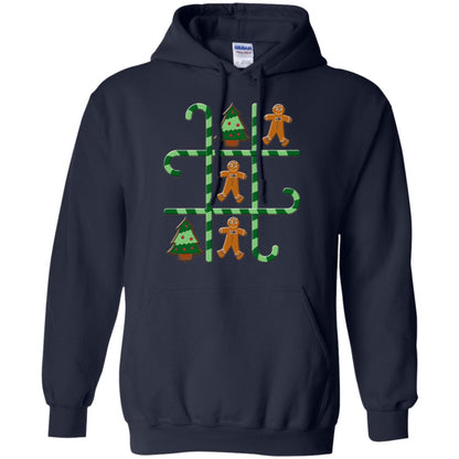 Christmas T-shirt Tic Tac Toe Board Game Navy