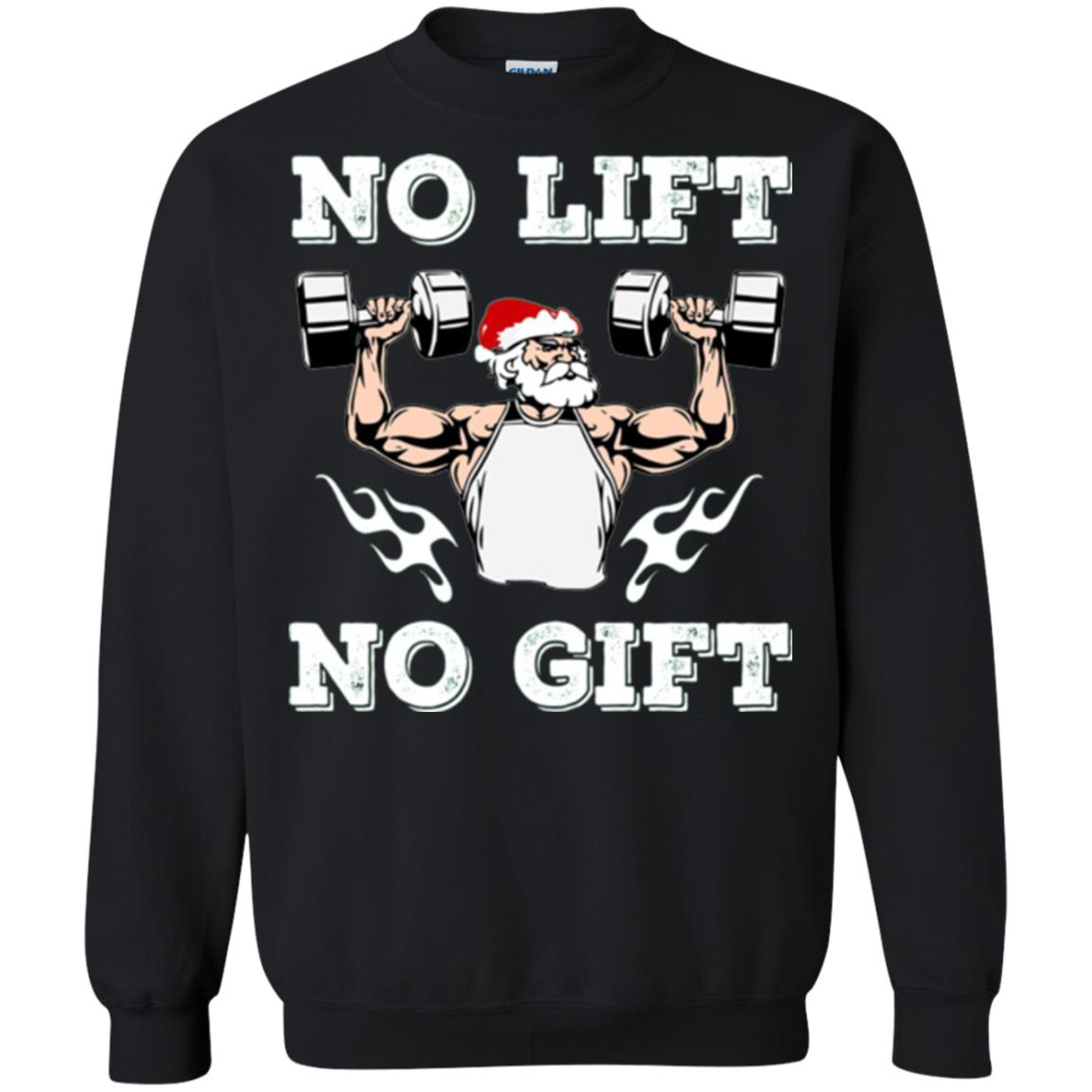 Christmas T-shirt No Lift No Gift Black