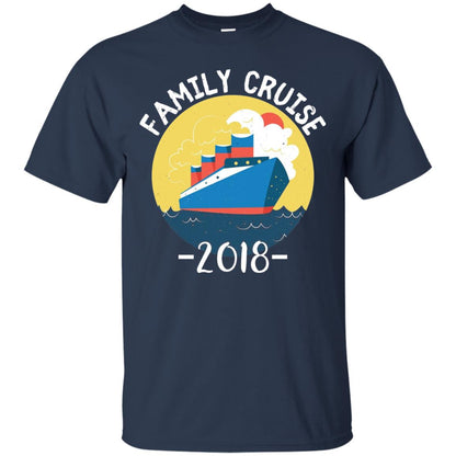 Summer Holiday T-shirt Family Cruise 2018 Navy
