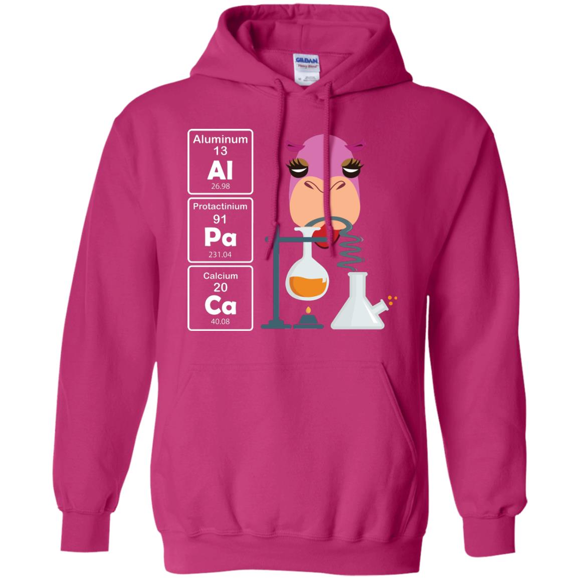 Al-pa-ca Funny Element Chemistry Alpaca Lover Shirt Heliconia