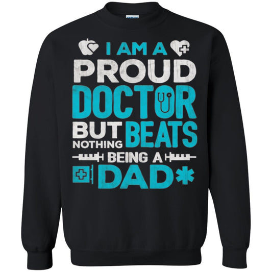 Doctor Dad T-shirt Proud Doctor Black