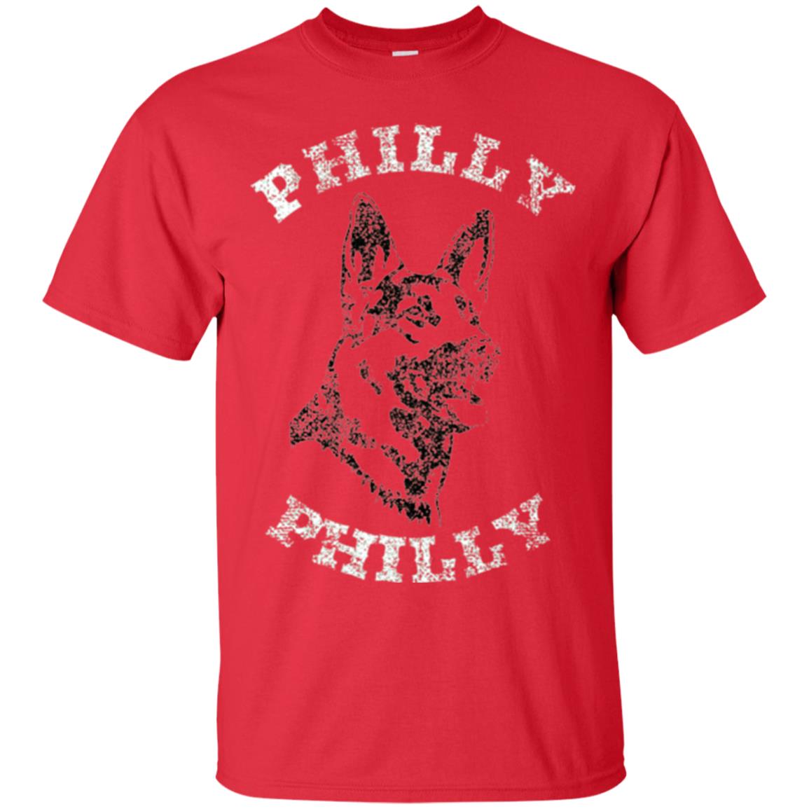 Dog Lover T-shirt Philly Philly Football Underdog Fan Red