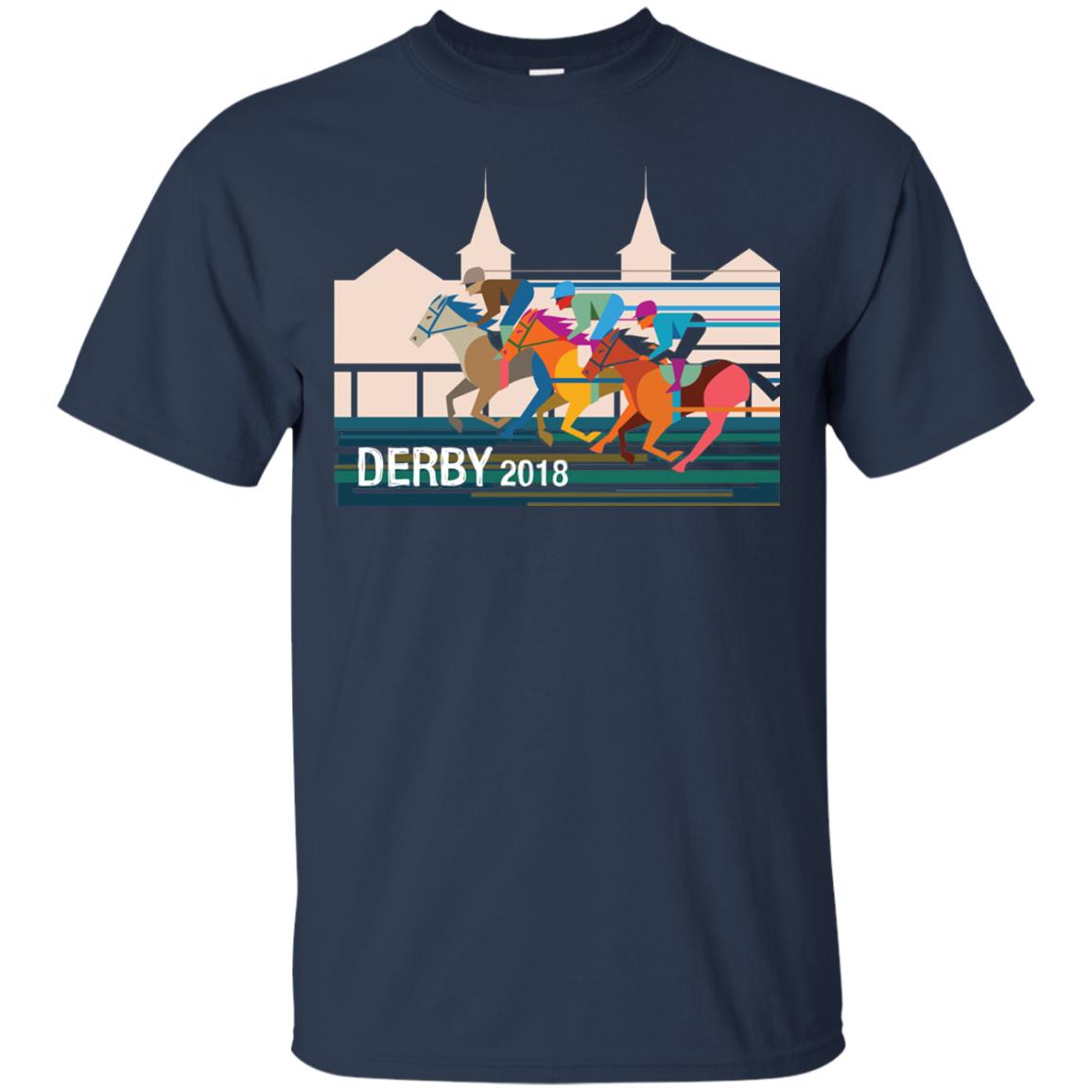 Kentucky Horse Racing Derby Day 2018 Shirt Navy