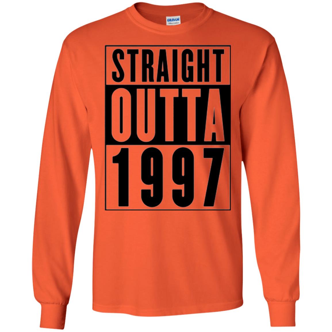 Straight Outta 1997 Cool 21st Birthday T-shirt Orange