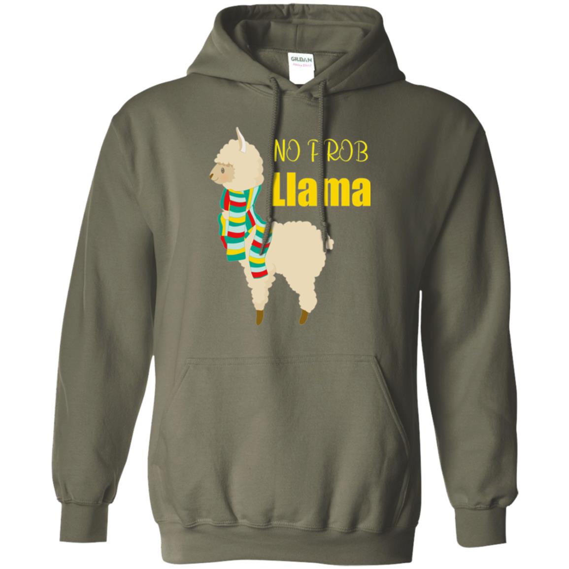 No Prob Llama T-shirt Military Green