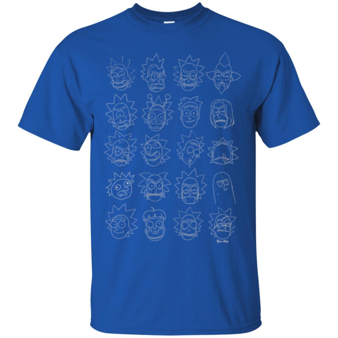 Movie T-Shirt The Many Faces Of Rick Royal