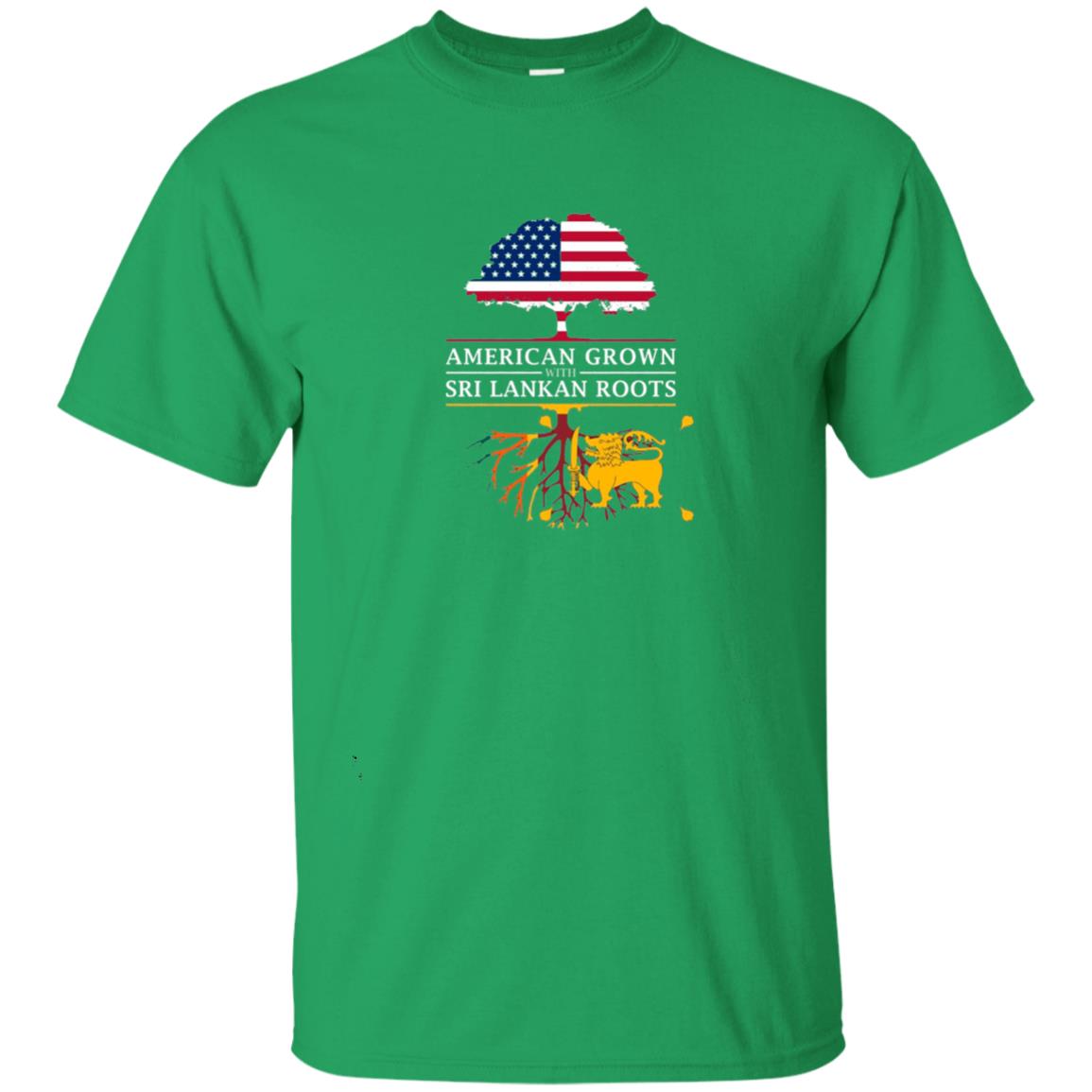 American Grown With Sri Lankan Roots Shirt Irish Green