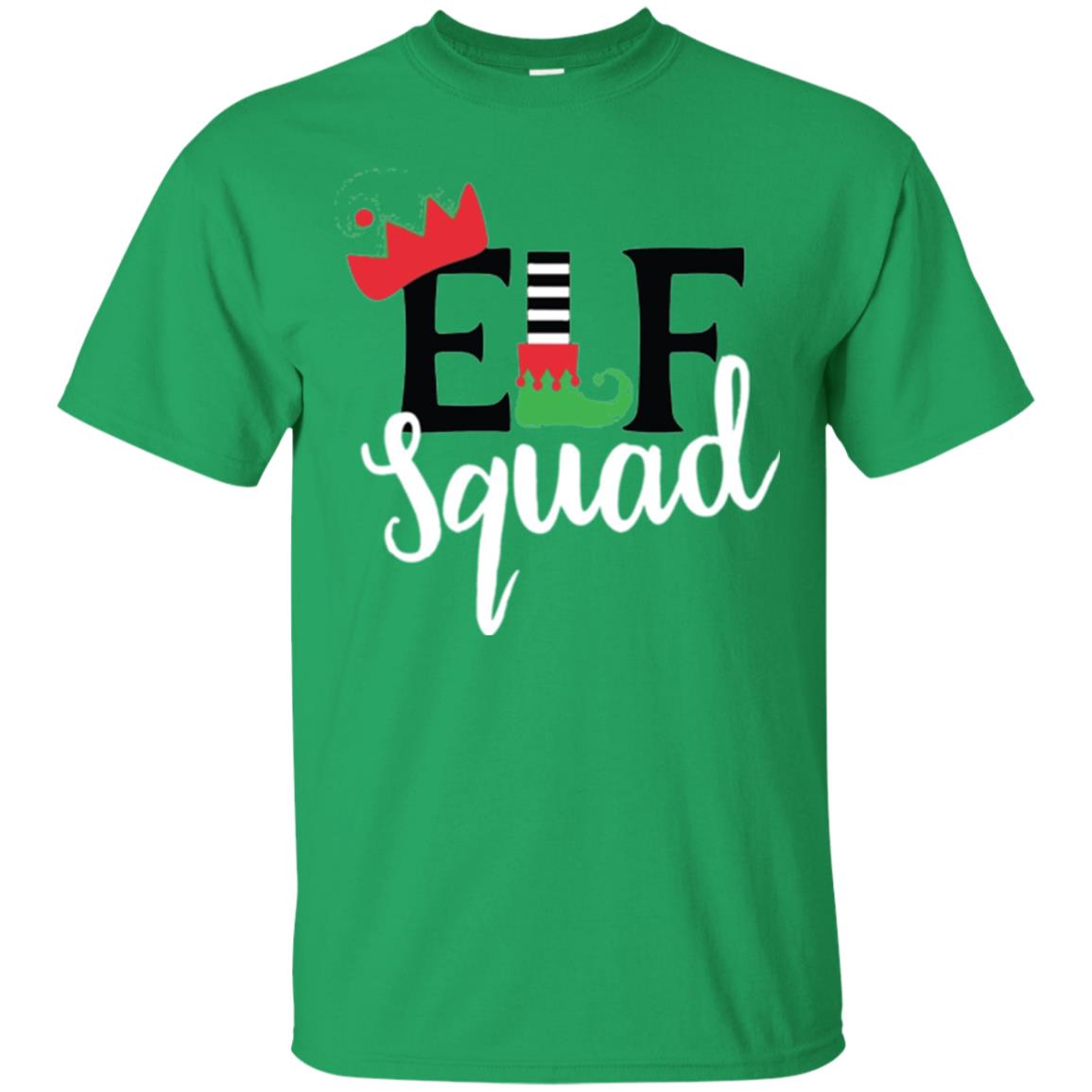Christmas T-shirt Elf Squad Irish Green
