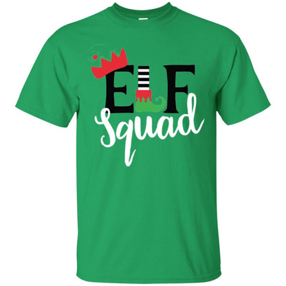 Christmas T-shirt Elf Squad Irish Green
