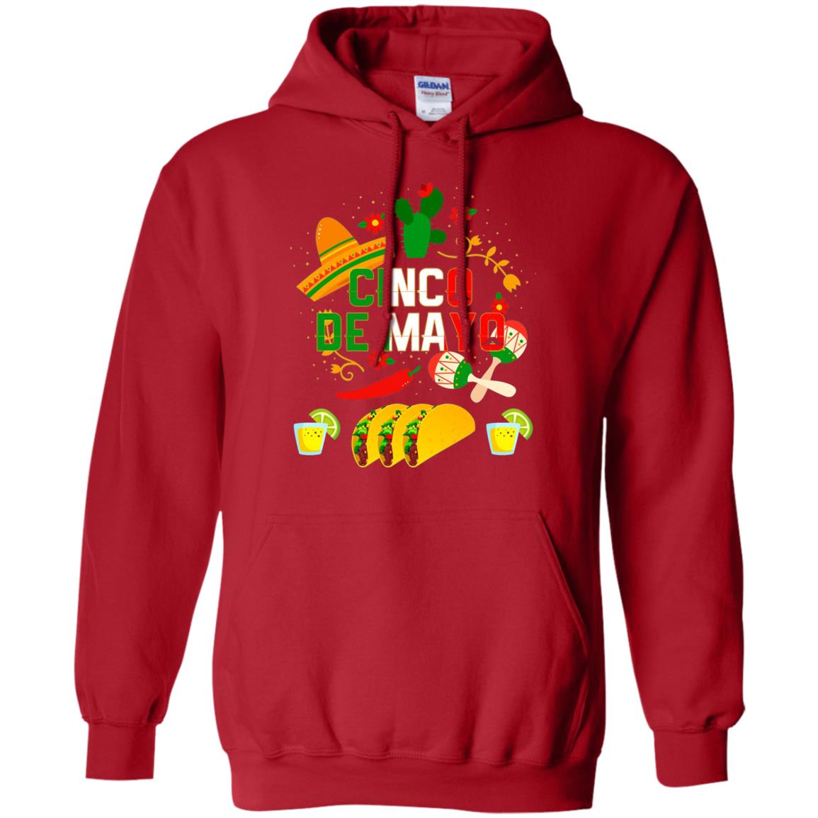 Fiesta Cinco De Mayo T-shirt Cinco De Mayo Red