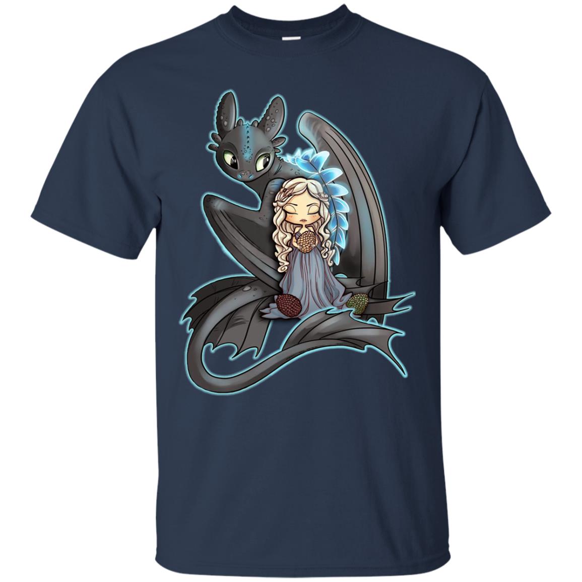 Dragon Night Fury Cartoon Shirt Navy