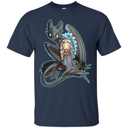 Dragon Night Fury Cartoon Shirt Navy