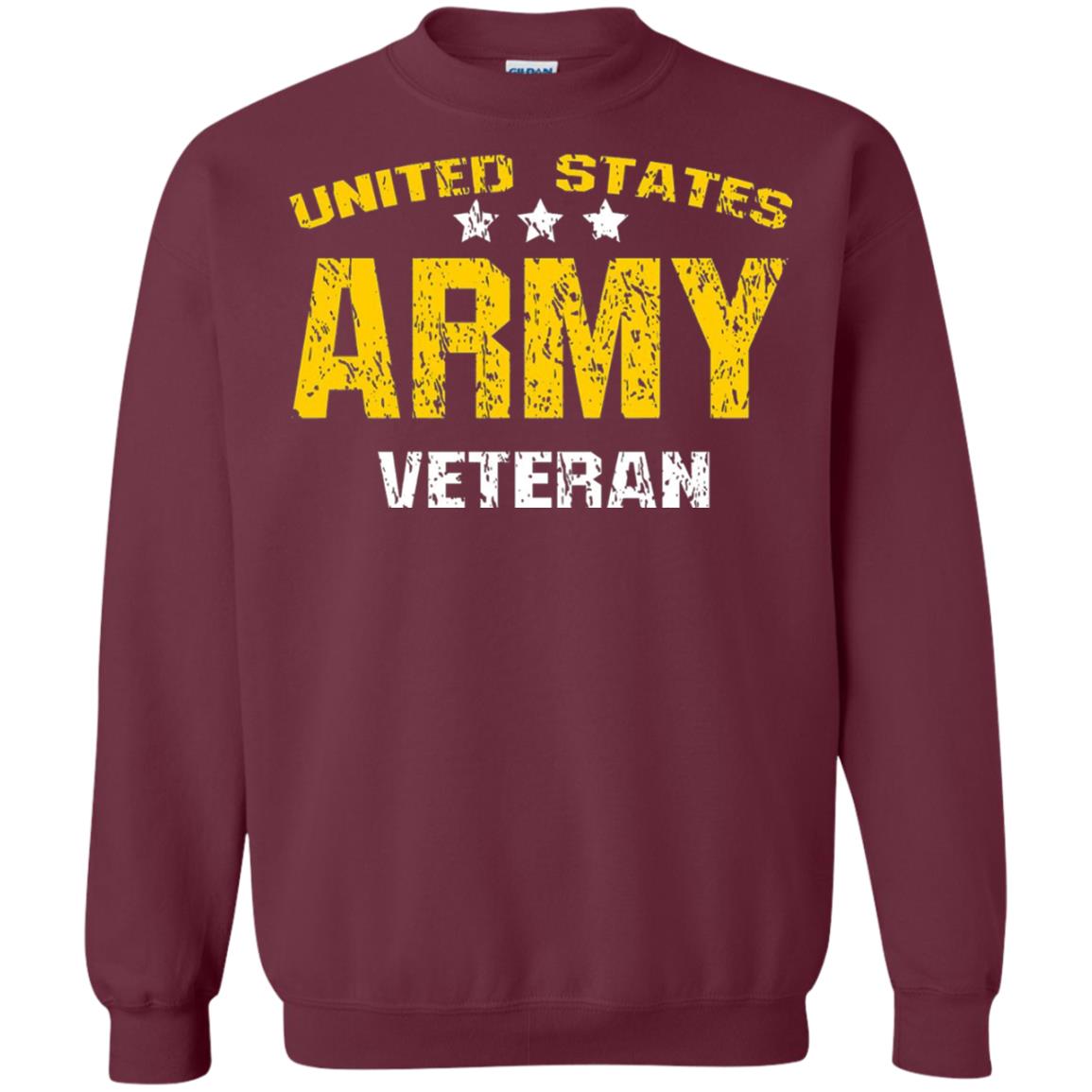 United States Army Veteran Shirt Maroon