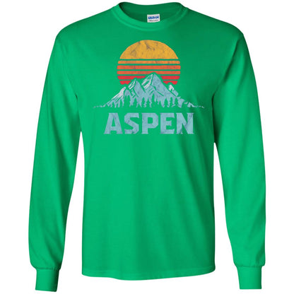 Aspen Mountain T-shirt Irish Green