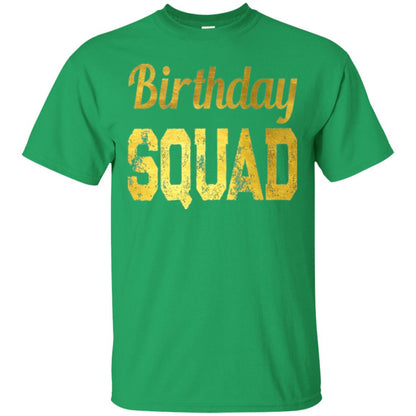 Birthday Squad Gold T-shirt Irish Green