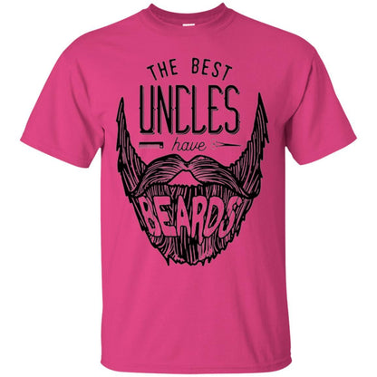 Funny Uncle T-shirt The Best Uncles Have Beards Heliconia
