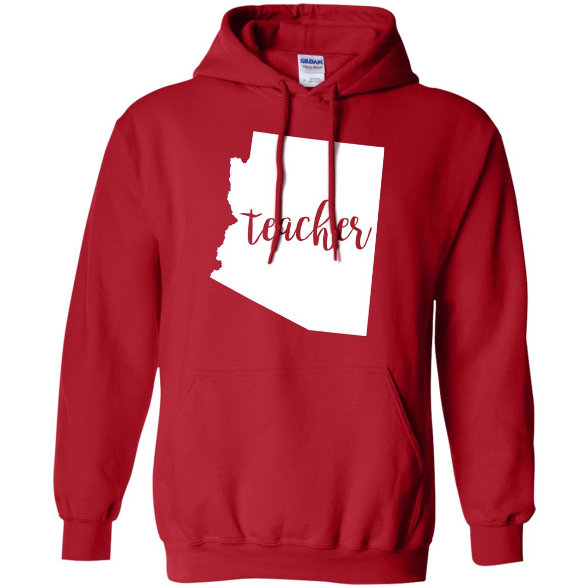 Arizona Teacher Home State Back To School Shirt Red