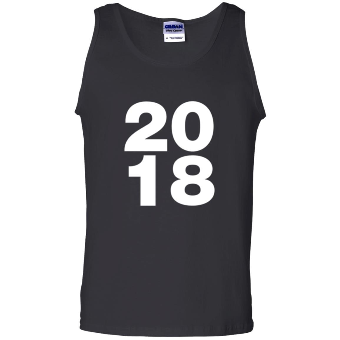 Happy New Year T-shirt 2018 New Year Party T-shirt Black