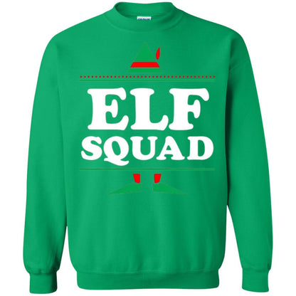 Christmas T-shirt Elf Squad Holiday Family Group Matching Irish Green