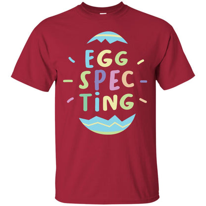 Eggspecting Funny Pregnancy Pregnant Easter Shirt Cardinal