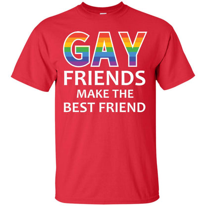 Gay Friends Make The Best Friend Lgbt Shirt Red