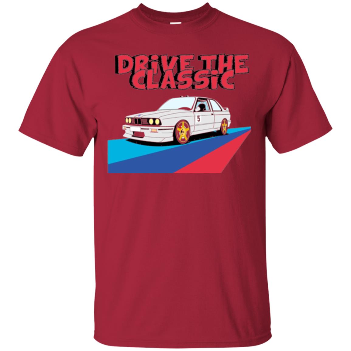 Classic Drive Vintage Collectors Bmw Lovers T-shirt Cardinal