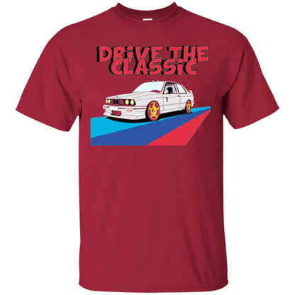 Classic Drive Vintage Collectors Bmw Lovers T-shirt Cardinal