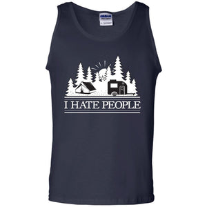 I Hate People Camping Lover ShirtG220 Gildan 100% Cotton Tank Top
