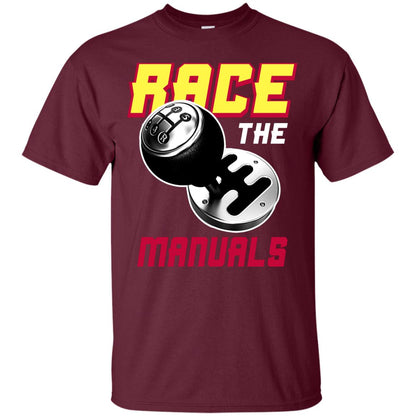 Race The Manuals Racing Shirt Maroon