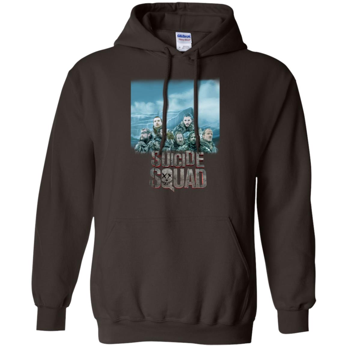 Suicide Squad Game Of Thrones Version T-shirt Dark Chocolate