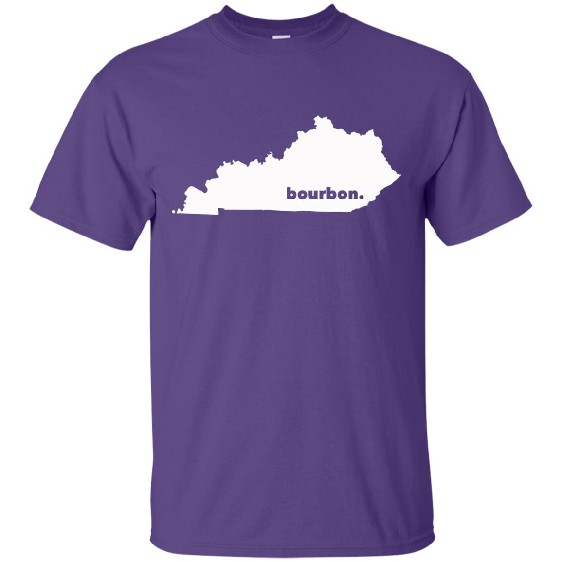 Kentucky T-shirt I Bourbon State Map Purple