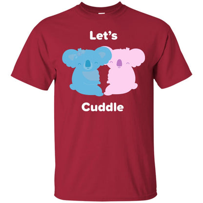 Lets Cuddle Koala Bear T-shirt Cardinal