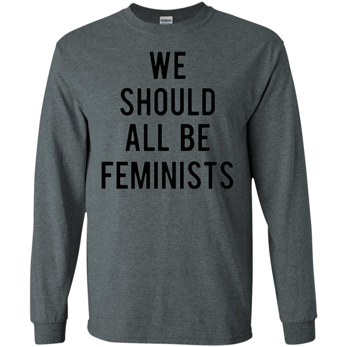 Human_s Right T-shirt We Should All Be Feminists Dark Heather