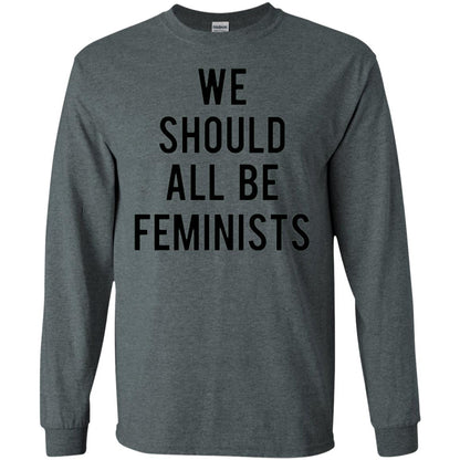 Human_s Right T-shirt We Should All Be Feminists Dark Heather
