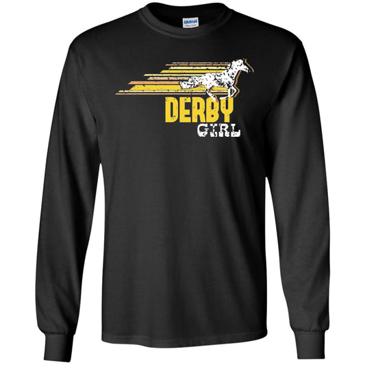 Derby Girl Derby Women Horse Race Shirt Black
