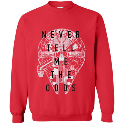 Film T-shirt Falcon Never Tell Me The Odds T-shirt Red