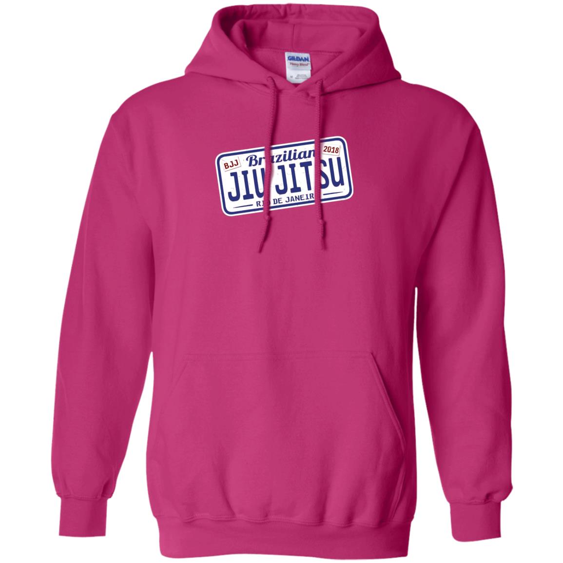 Funny Jiu Jitsu Bjj License Plate T-shirt Heliconia