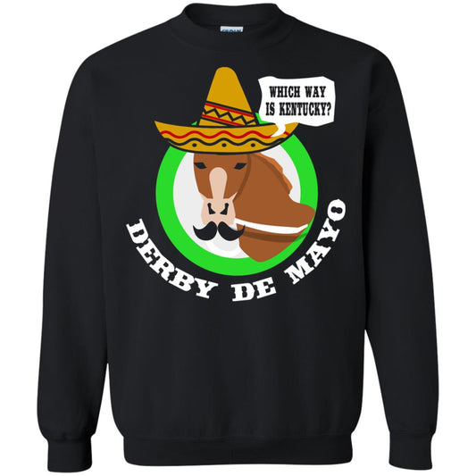 Derby De Mayo Kentucky Sombrero Mexican Horse Race T-shirt Black