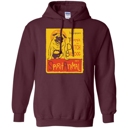 Dutch Bulldog My Spirit Animal T-shirt Maroon
