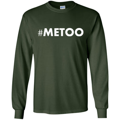 Sexual Harassment Awareness T-shirt Hashtag Me Too Forest Green